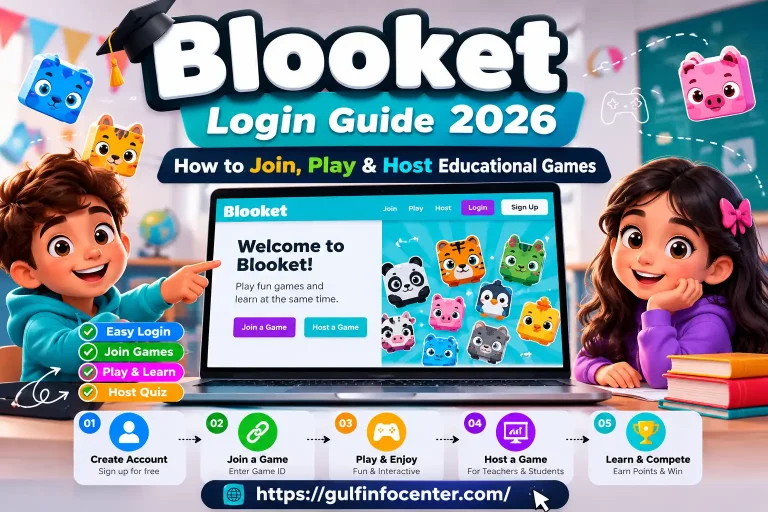 Blooket Login Guide 2026 showing how to join, play and host educational games