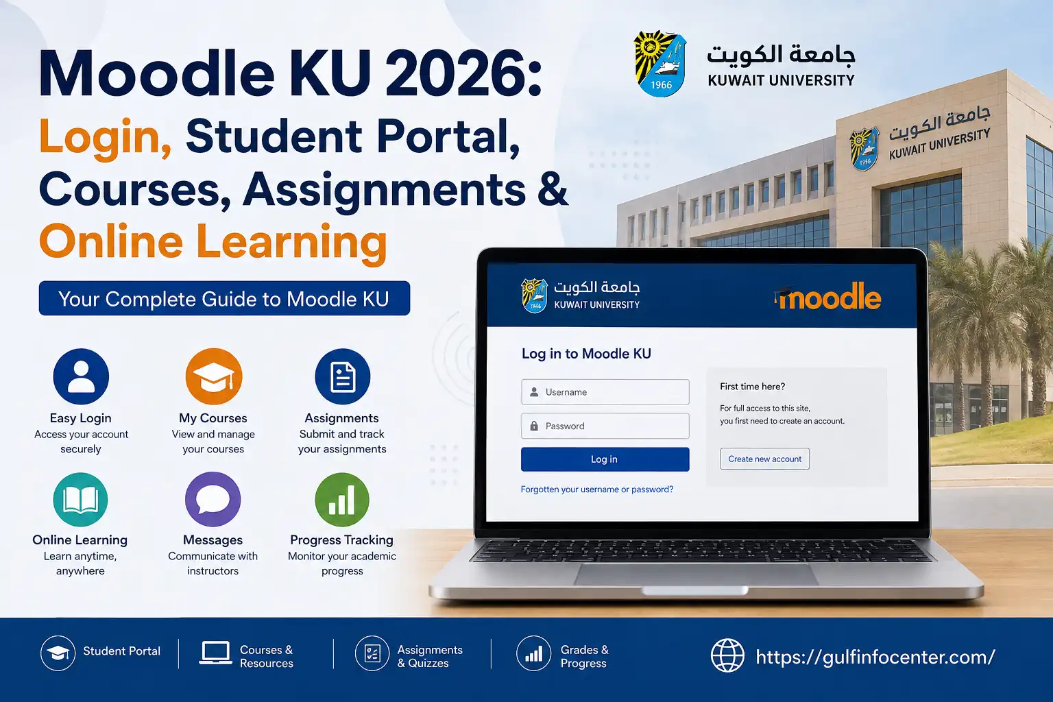 Moodle KU 2026 login, student portal, courses, assignments and online learning