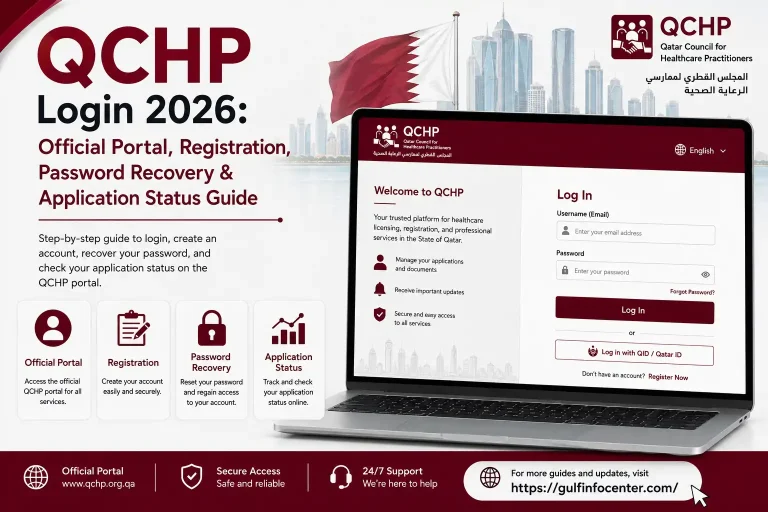 QCHP Login 2026 official portal, registration, password recovery and application status